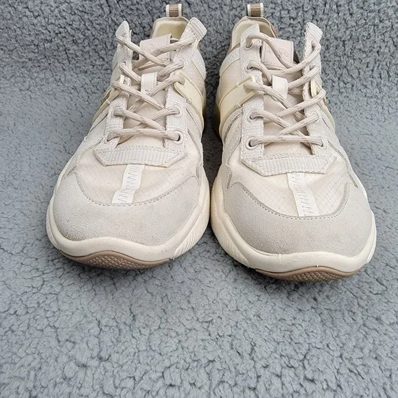 Coach Citysole Sue Runner Sneakers Womens 9B Beige Suede Athletic Low Top - Picture 3 of 11